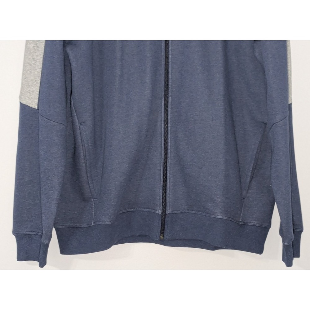 PUMA P48 Core Fleece Full Zip Track Jacket Blue Heather Style:850681 NWT XL - Picture 2 of 12